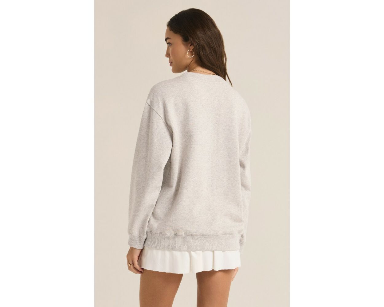 Z Supply Oversized Sweatshirt Women's- Light Heather Grey