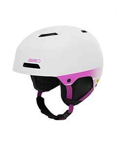 2026 Giro Ledge FS Mips Helmet- Matte White/Pink
