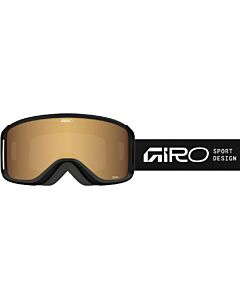 2026 Giro Sagen Goggle- Black Stacked w/ Amber Gold + Yellow