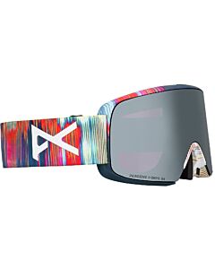 Anon M6S W/Bonus + MFI Goggle- Glitch Lines w/ Sunny Onyx + Variable Violet