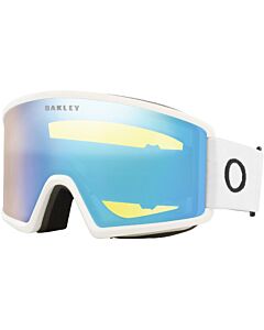 2026 Oakley Target Line L Goggle- Matte White w/ Hi Yellow