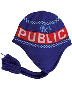 2026 PUBLIC Racer Ear Flap Hat- Blue