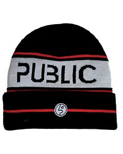 2026 PUBLIC Retro Beanie- Black