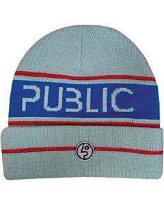 2026 PUBLIC Retro Beanie- Blue