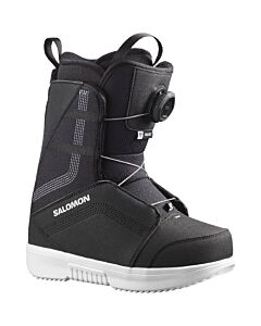 2026 Salomon Project Boa Snowboard Boot Jr.- Black/ White