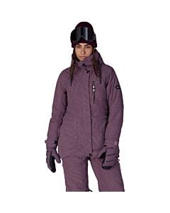 686 Spirit Jacket Women's- Black Plum Grid Corduroy