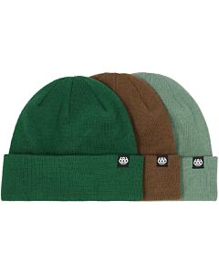 686 Standard Roll Up Beanie 3Pack- Assorted 2