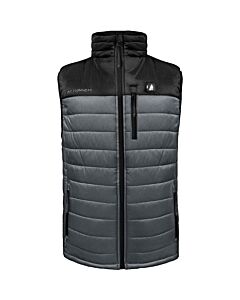 Action Heat 5V Heated Pocono Vest Men's- Black/ Quiet Grey