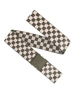 Arcade Check Belt- Crocodile/Khaki