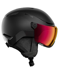 Atomic Revent Visor Photo Helmet- Black