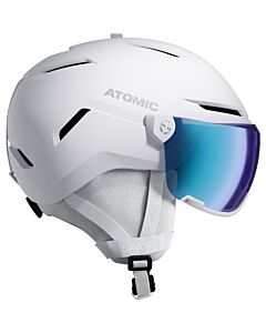 Atomic Savor Visor Stereo Helmet- White Heather