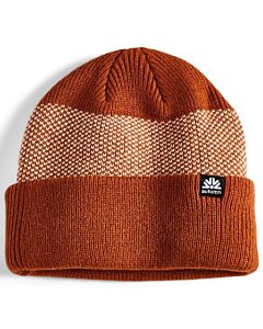 Autumn Birdseye Beanie- Rust