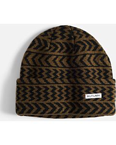 Autumn Chevron Beanie- Army