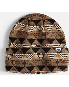 Autumn Landscape Beanie- Light Brown