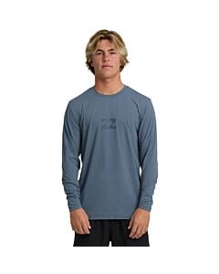 Billabong All Day Wave Rashguard Men's- Blue Fog