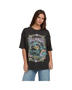 Billabong Counting Stars Tee Women's- Off White/Brown