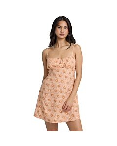 Billabong Dreaming Of Sun Dress Women's- Light Peach