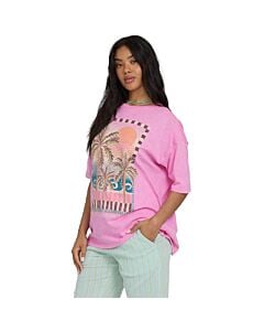 Billabong Feel The Heat Tee Women's- Party Pink