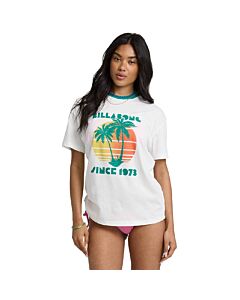 Billabong My Beach Club Tee Women's- Salt Crystal