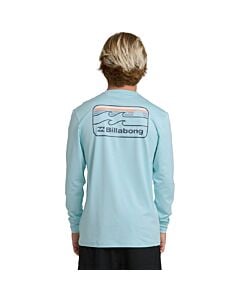 Billabong Runner Loosefit L/S Rashguard Men's- Blue Heather