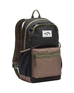 Billabong Scallop Backpack- Black Green