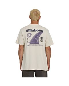 Billabong Single Fin Tee Men's- Oatmeal