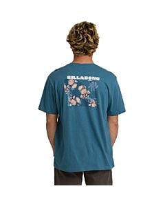 Billabong Single Fin Tee Men's- Real Teal