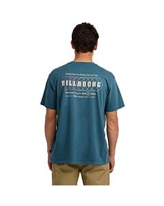 Billabong South Runner Premium Tee Men's- Rustic Blue