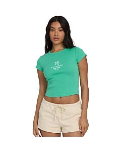 Billabong Summer Icons Tee Women's- Green Tropics