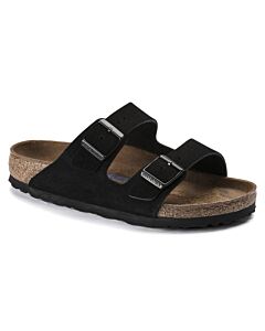 Birkenstock Arizona Softbed Suede Regular Men's- Black