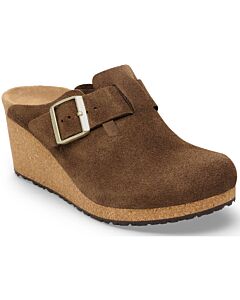 Birkenstock Fanny Suede Narrow- Dark Tea