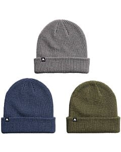 Burton Dnd Beanie 3 Pack- Selvedge Blue/Gotham Gray/Dried Moss