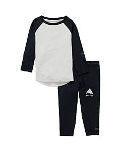 Burton Midweight Base Layer Set Kids' - Stout White/True Black