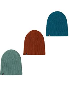 Burton Recycled DND Beanie (3 Pack) - Chestnut Brown/Blue Teal/Soft Sage