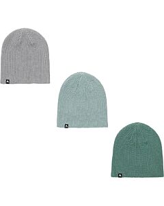 Burton Recycled DND Beanie (3 Pack) Kids' - Soft Sage/Light Teal/Silver Sconce