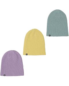 Burton Recycled DND Beanie (3 Pack) - Washed Lavender/Light Teal/Glow Yellow Green