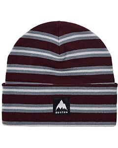 Burton Recycled Ktsbnch Tall Beanie - Bear Hug Brown Stripes