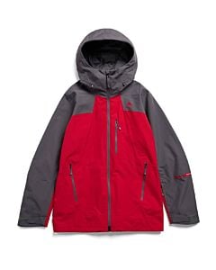 Burton Reserve Ins Jacket Men's- Gotham Gray/Geranium Red
