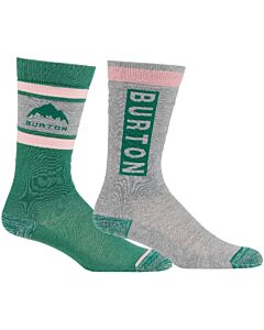 Burton Weekend Midweight Socks (2 Pack) Kids' - Soft Sage