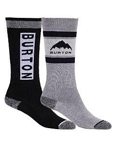 Burton Weekend Midweight Socks (2 Pack) Kids' - True Black