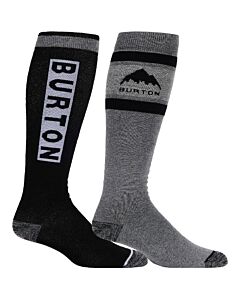 Burton Weekend Midweight Socks (2 Pack) Men's - True Black