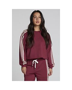Chaser Kloud Crew Women's- Burnt Red