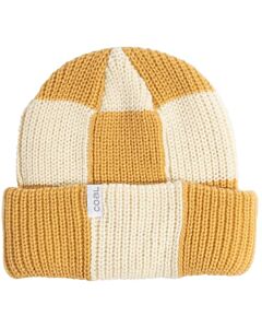 Coal Frena Baggy Beanie- Khaki Check