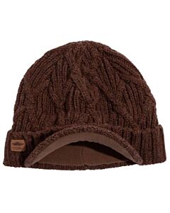 Coal Yukon Brim Beanie- Light Brown
