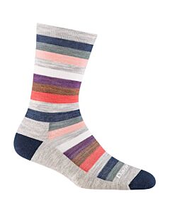 Darn Tough Mystic Stripe Crew Lightweight Sock- Ash