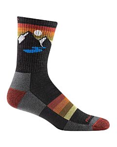 Darn Tough Sunset Ridge Micro Crew L Sock- Charcoal