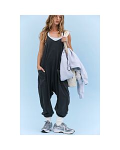 Free People Movement Hot Shot Onesie Women's- Black