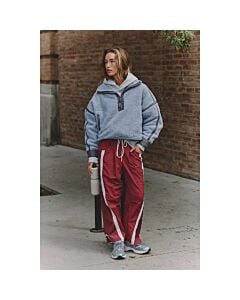 Free People Movement Mountian High 1/2 Zip Fleece Women's- Steel Combo
