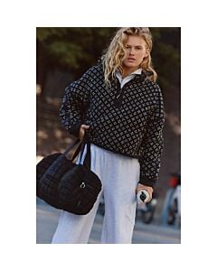 Free People Movement Print Mountain High Fleece Women's- Black Combo Birdseye