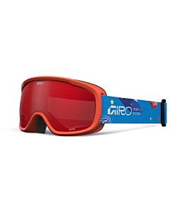 Giro Buster Goggle Youth- Blue Rocket w/ Amber Scarlet